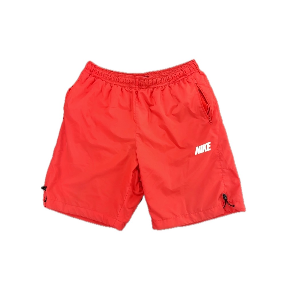 Nike Mens XL Swim Trunks Coral Red‎ Nylon Drawstring Mesh Lined Board Shorts